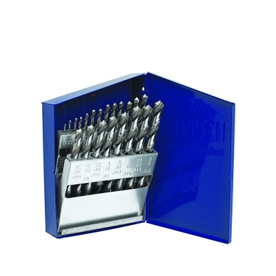 21PC. DRILL BIT SET METAL INDEX